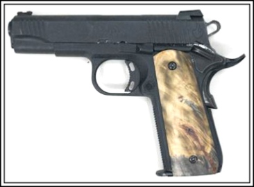 Llama Micro Msaax Buckeye Burl grips stabilized