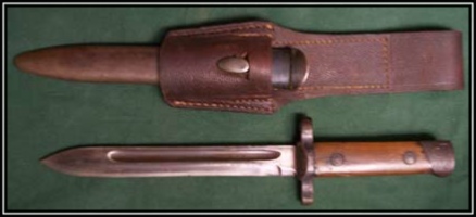 Carcano carbine fixed bayonet