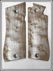 Star BM or BKM grips Birds Eye Maple