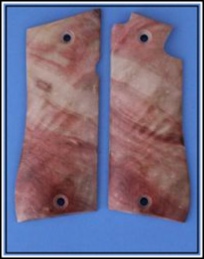 Star BM or BKM grips Flame Box Elder