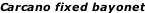 Carcano fixed bayonet